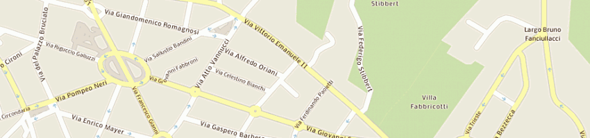 Mappa della impresa farmacia zanobini a FIRENZE