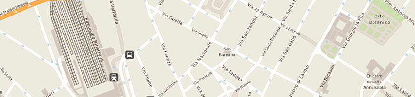 Mappa della impresa bar turismo a FIRENZE