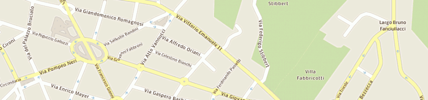 Mappa della impresa farmacia zanobini snc del dr zanobini alberto e c a FIRENZE