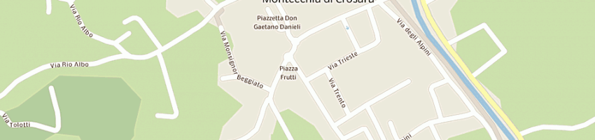 Mappa della impresa roncolato giancarlo a MONTECCHIA DI CROSARA