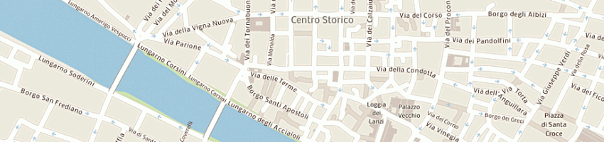 Mappa della impresa le vanita' profumerie srl a FIRENZE