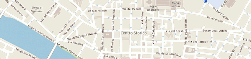 Mappa della impresa albergo pensione pendini a FIRENZE