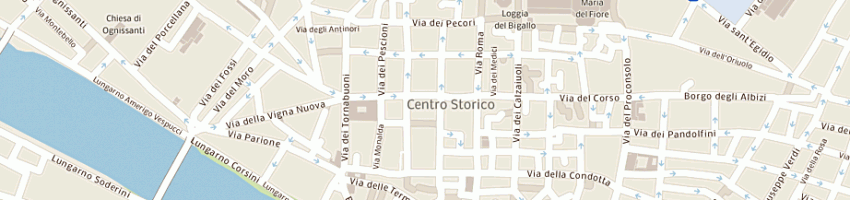 Mappa della impresa fendi italia srl a FIRENZE