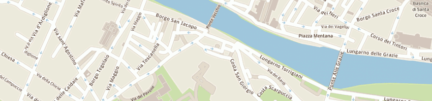 Mappa della impresa trattoria bordino srl a FIRENZE
