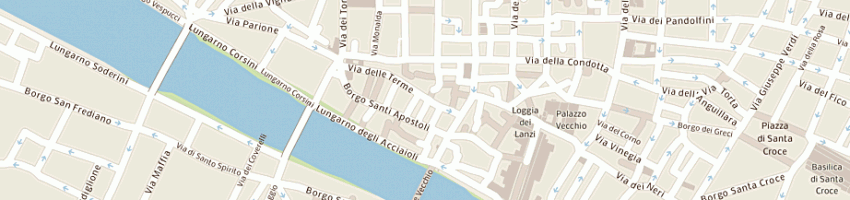 Mappa della impresa rosso fiorentino srl a FIRENZE