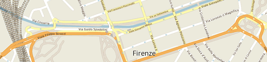 Mappa della impresa ventitre srl a FIRENZE
