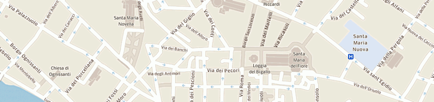 Mappa della impresa seta di barbara gonfiantini e c sas a FIRENZE