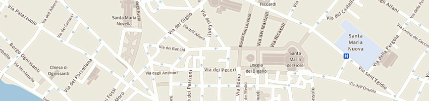 Mappa della impresa intimissimi a FIRENZE