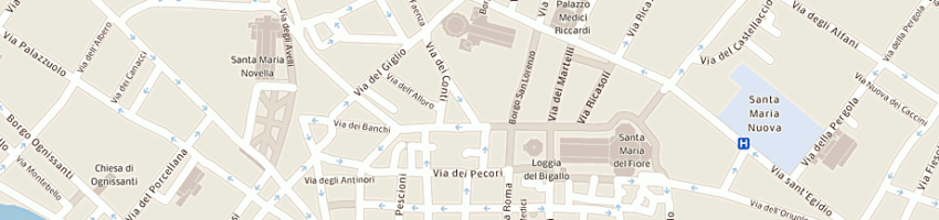 Mappa della impresa penko bottega orafa di penco paolo a FIRENZE