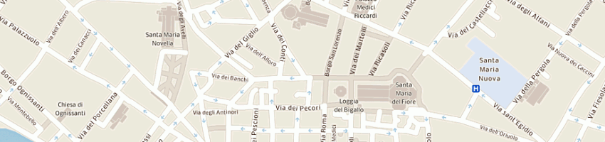 Mappa della impresa soprintendenza per i beni artistici e storici a FIRENZE