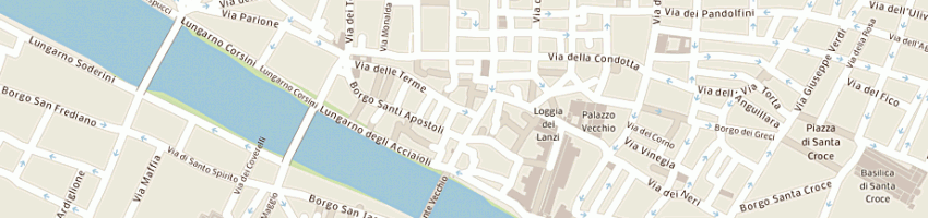Mappa della impresa comune di firenze direzione corpo polizia municipale a FIRENZE