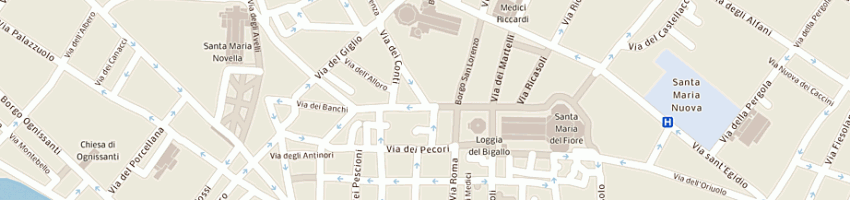 Mappa della impresa editoriale il girasole a FIRENZE