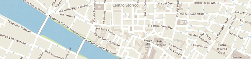 Mappa della impresa osteria del porcellino di ferrara vincenzo a FIRENZE