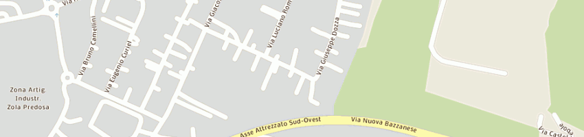 Mappa della impresa centro polivalente auto di lolli bruno a ZOLA PREDOSA