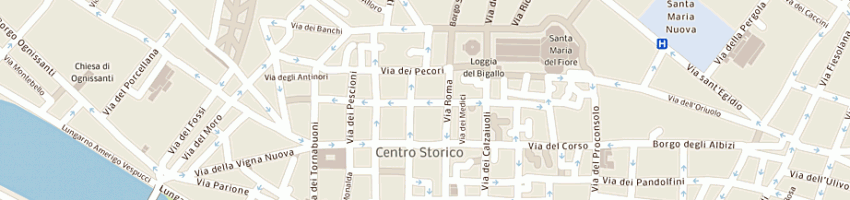 Mappa della impresa wolford vienparislondon a FIRENZE