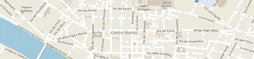 Mappa della impresa gilli a FIRENZE