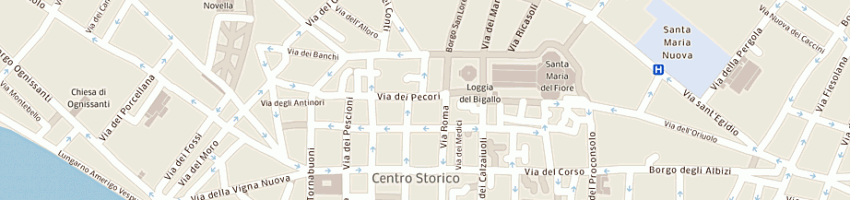 Mappa della impresa studio legale romagnoli associazione professionale a FIRENZE