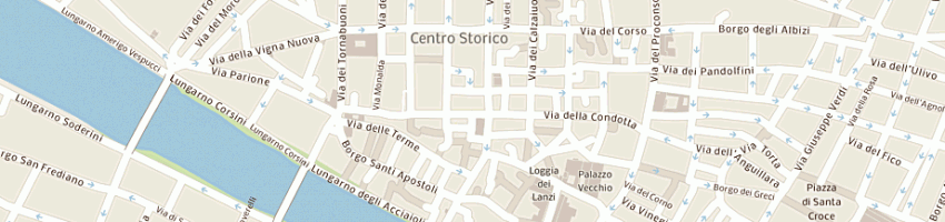 Mappa della impresa borsalino boutique di lumachini a FIRENZE
