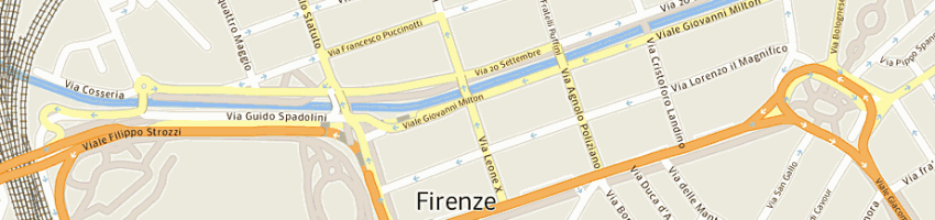 Mappa della impresa citicorp finanziaria spa citifin a FIRENZE