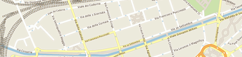 Mappa della impresa istituti religiosi femminili  figlie del crocifisso a FIRENZE