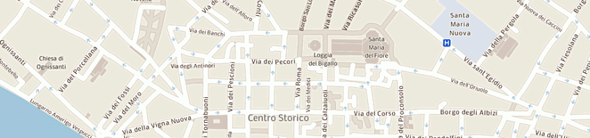 Mappa della impresa condominio stabile via roma 3 a FIRENZE