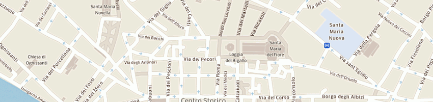 Mappa della impresa curia arcivescovile a FIRENZE