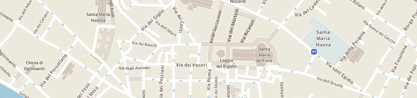 Mappa della impresa agenzia viaggi turishav a FIRENZE