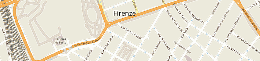 Mappa della impresa garage indipendenza srl a FIRENZE