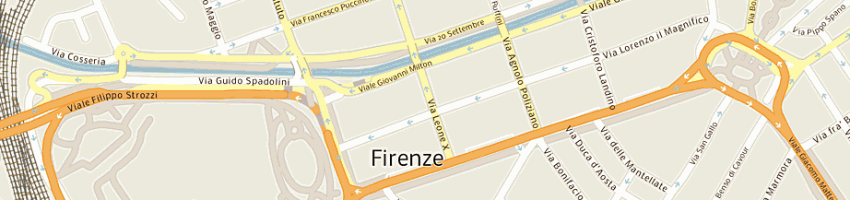 Mappa della impresa firenze fiera spa a FIRENZE
