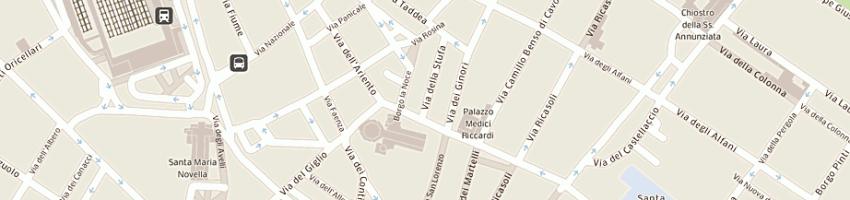 Mappa della impresa parvis sas di ghancoun ramezan a FIRENZE