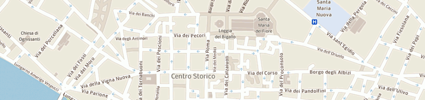 Mappa della impresa novecento srl a FIRENZE
