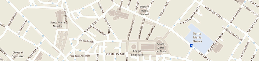 Mappa della impresa dorado srl a FIRENZE