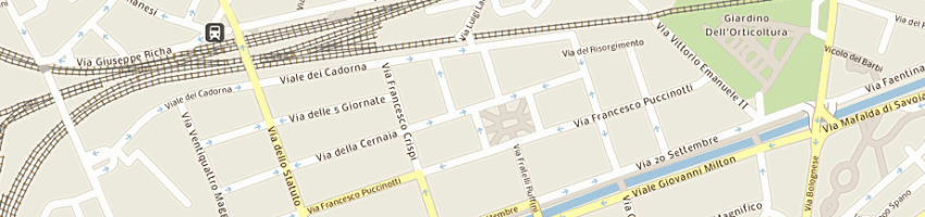 Mappa della impresa bartolucci arnaldo a FIRENZE