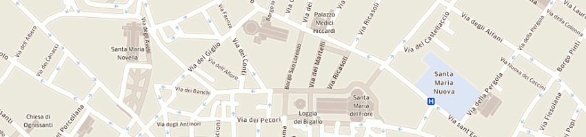 Mappa della impresa max di maraviglia mauro e alomari jihad snc a FIRENZE