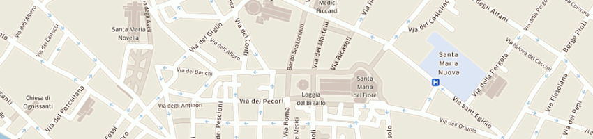 Mappa della impresa federpetroli a FIRENZE