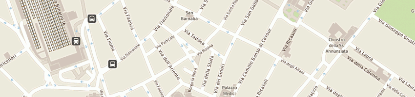 Mappa della impresa tessilblock a FIRENZE
