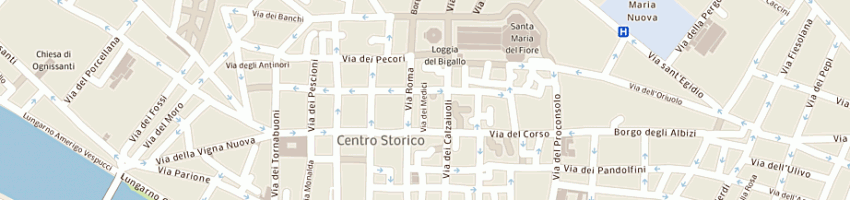 Mappa della impresa gishotels di giselda benini e c snc a FIRENZE