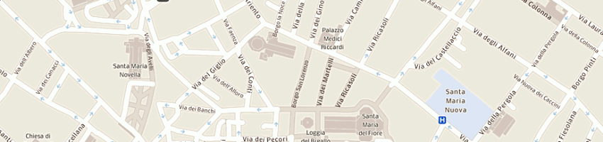 Mappa della impresa guidoreni firenze srl a FIRENZE