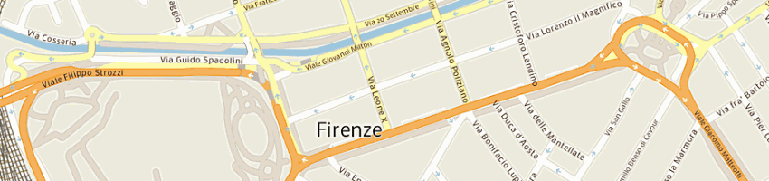 Mappa della impresa bastianelli tommaso a FIRENZE