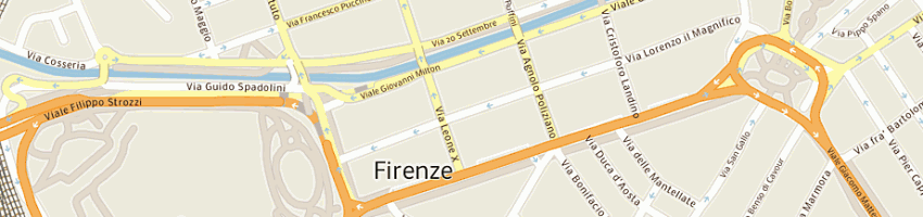 Mappa della impresa sviluppo progetti srl a FIRENZE