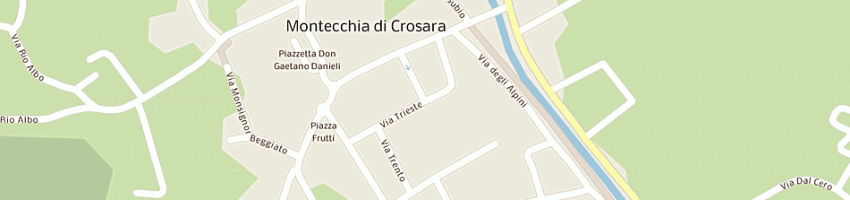 Mappa della impresa tomaificio s t s di trestini giovanni a MONTECCHIA DI CROSARA