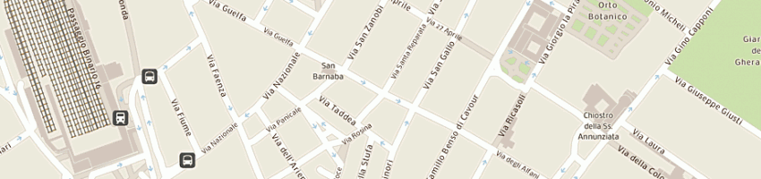 Mappa della impresa la ghibellina sas a FIRENZE