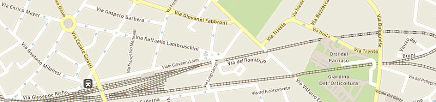Mappa della impresa bar tabacchi barca di casavecchi sas a FIRENZE