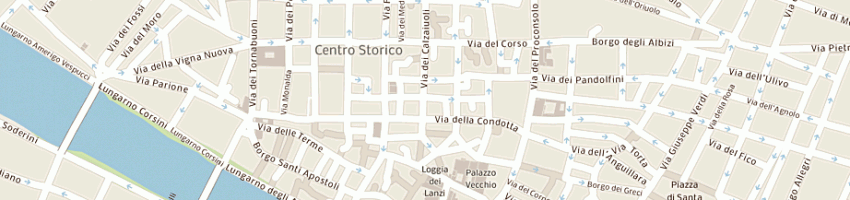Mappa della impresa casa del rasoio di mancini giovanni e calvelli massino snc a FIRENZE