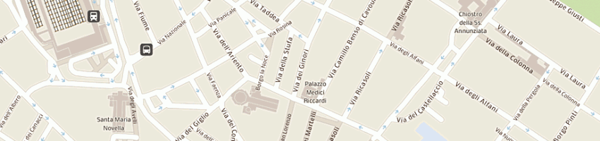 Mappa della impresa masai sas a FIRENZE