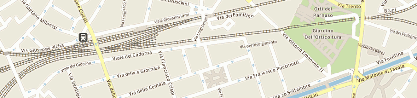 Mappa della impresa guidi nevia a FIRENZE