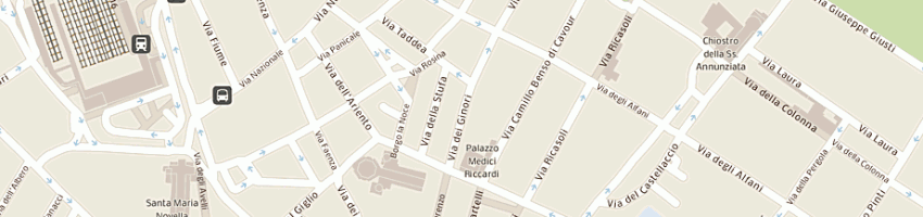 Mappa della impresa ginori lisci leonardo a FIRENZE