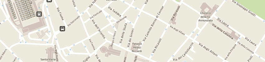 Mappa della impresa piccardi lucia a FIRENZE