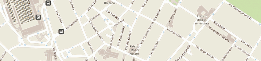 Mappa della impresa ceccherini g e c a FIRENZE