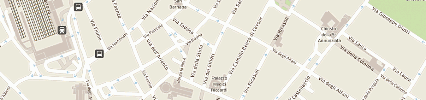 Mappa della impresa ceccherini g e c a FIRENZE